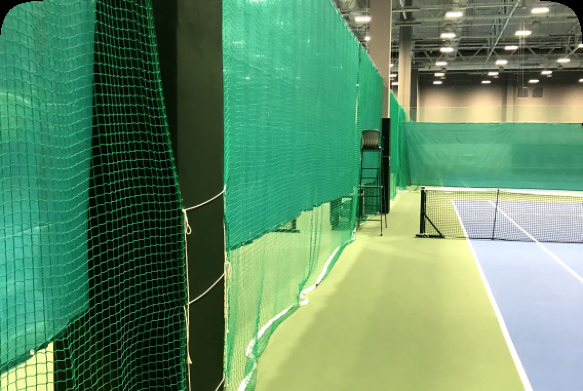 Крытый хард-корт FlyTennis Ховрино, второй ракурс