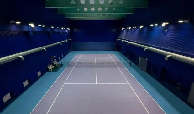 Крытый хард-корт Lawn Tennis на Котляковской, вид сверху
