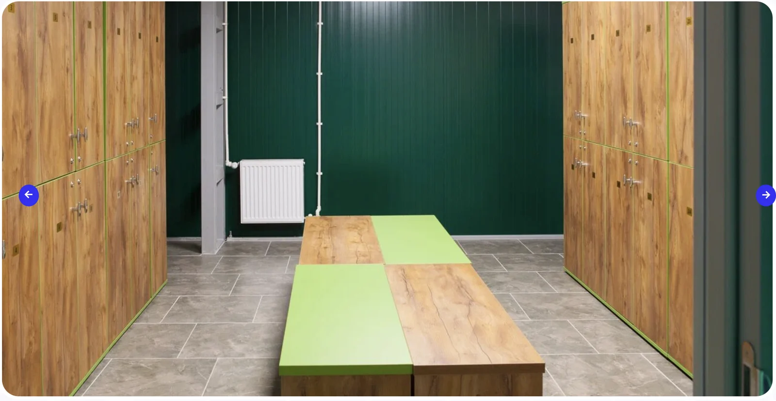 Крытый корт Slice Tennis Club, третий ракурс