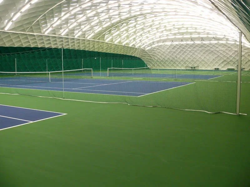 Крытые корты клуба Коломенский с покрытием хард